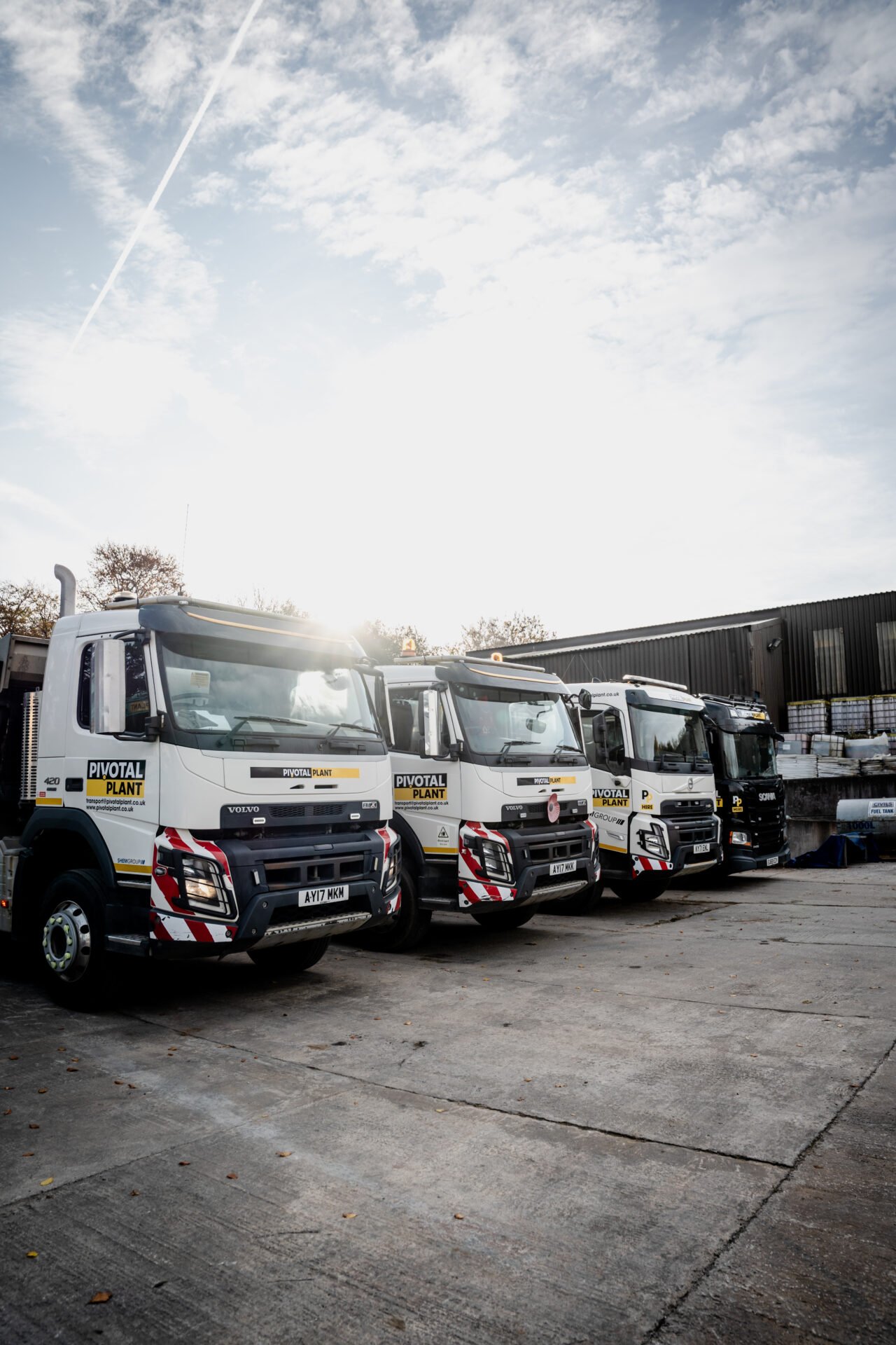 Grab hire Manchester wagon collecting domestic waste
